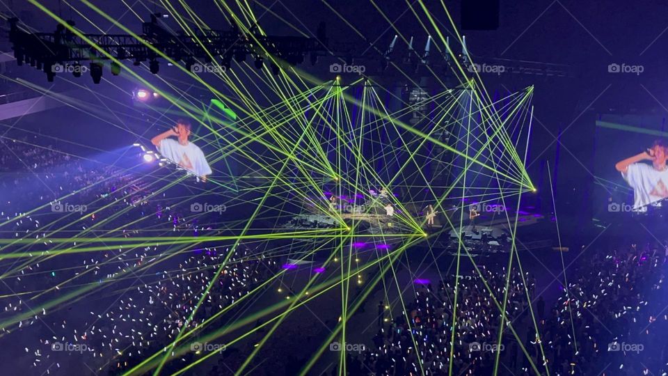 Lights in the concert 