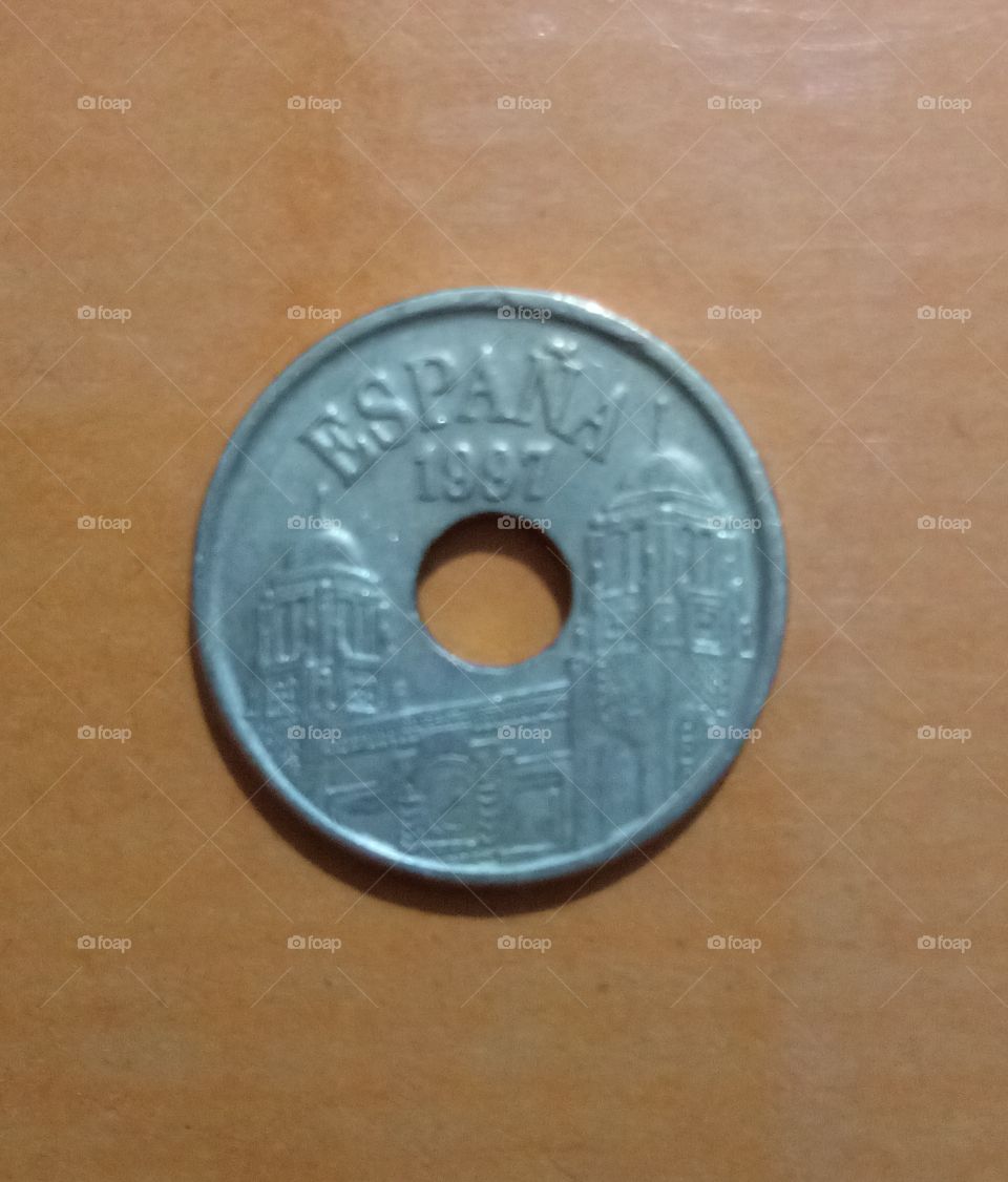 25 Pestas coin from Spain