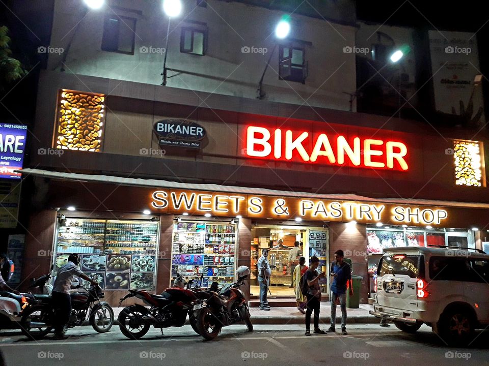 Sweets and pastry shop