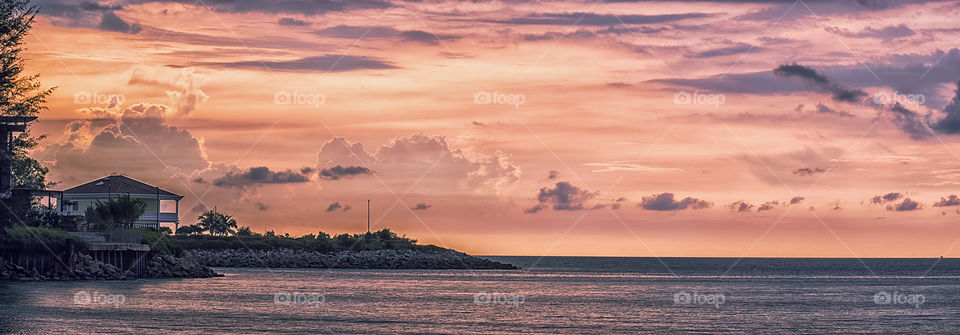 View of nature during sunset