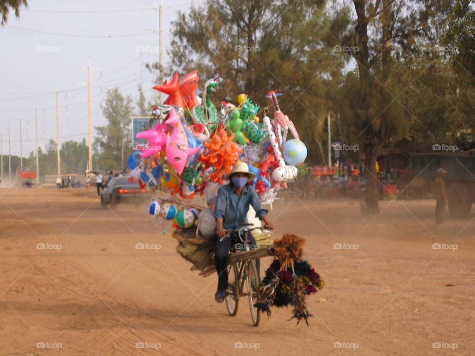 bicycle toys road man by anetteaventyr