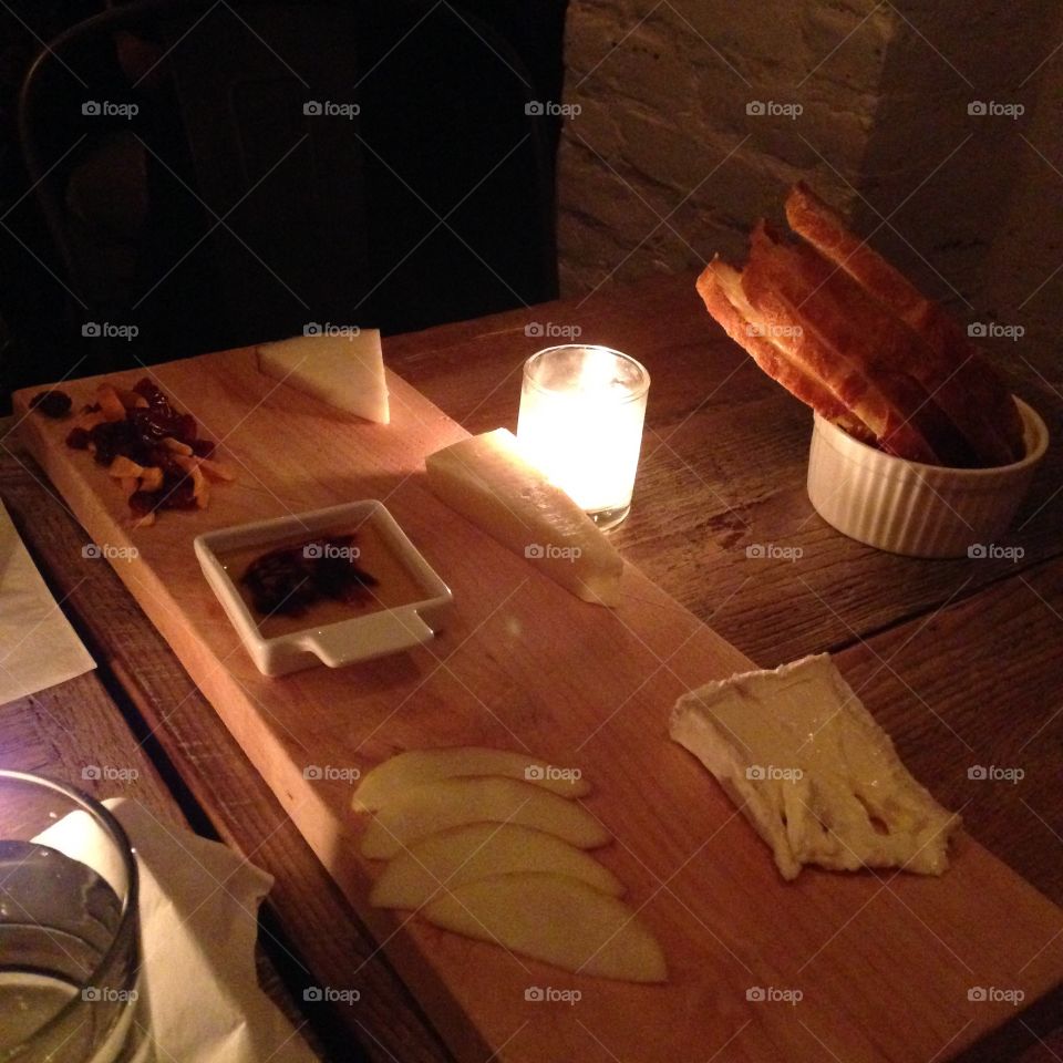 Bibi Cheese Sampling. Wine and cheese sampling at Bibi NYC. February 2015.