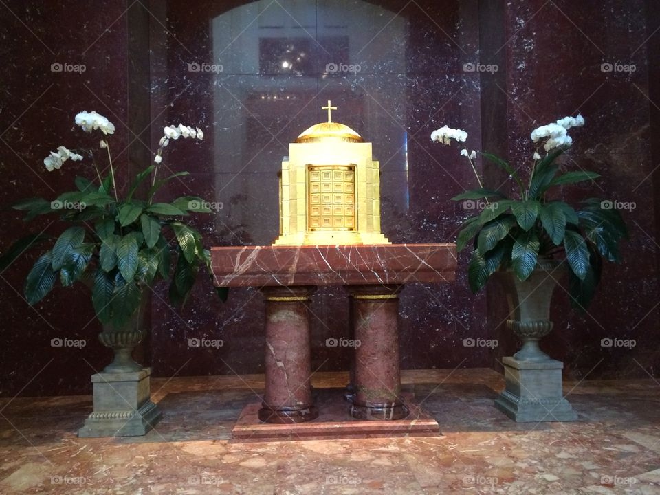 Tabernacle. Blessed host inside
