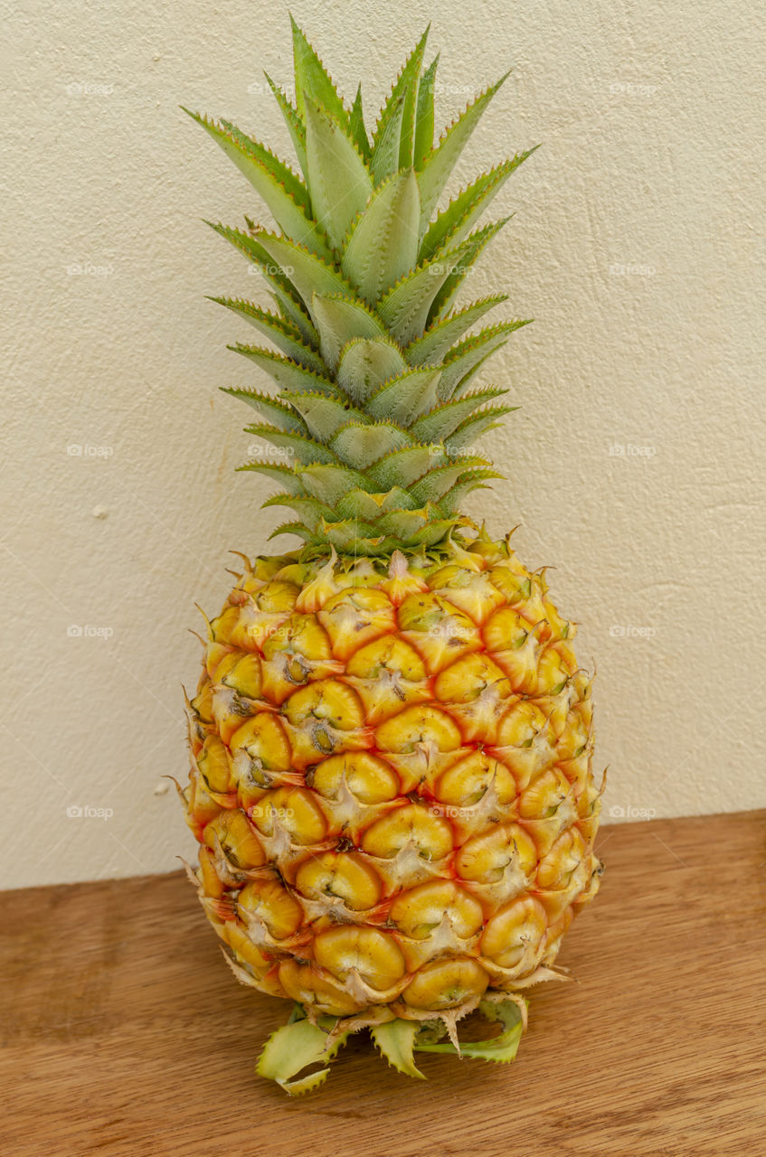 Single Ripe Pineapple