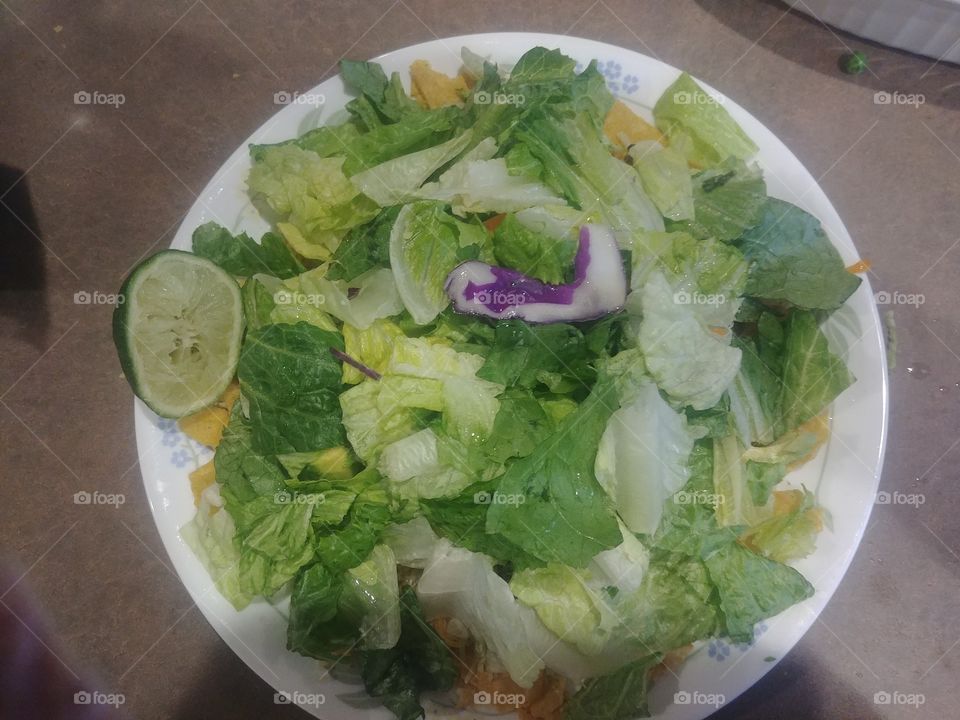 Yummy salad Greens I wonder what fancy dish I will create