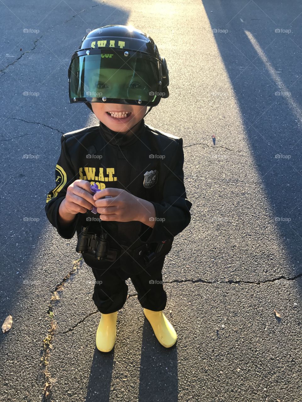 Halloween SWAT costume