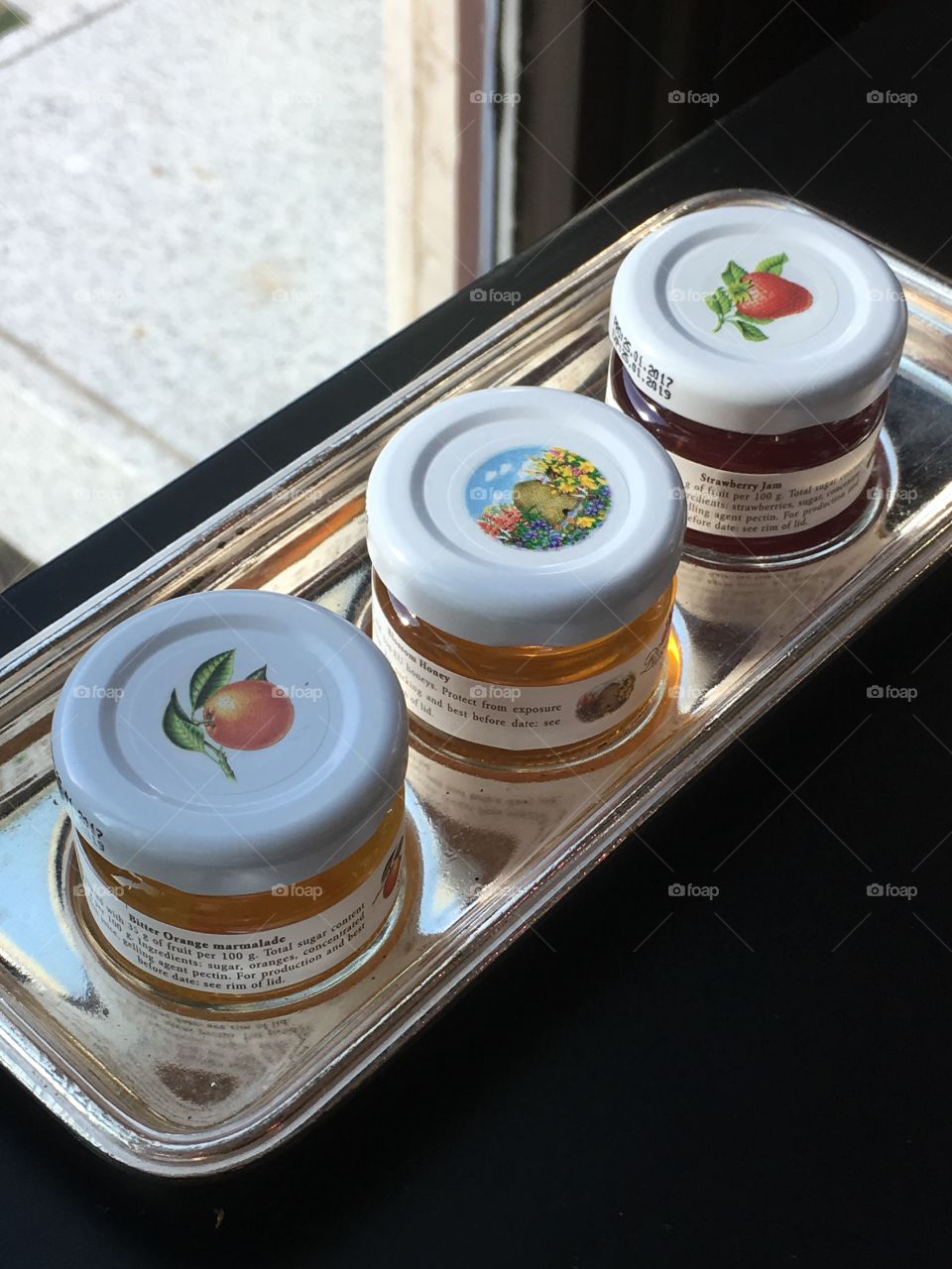 Fruit jam. Apply on French toast or bread 