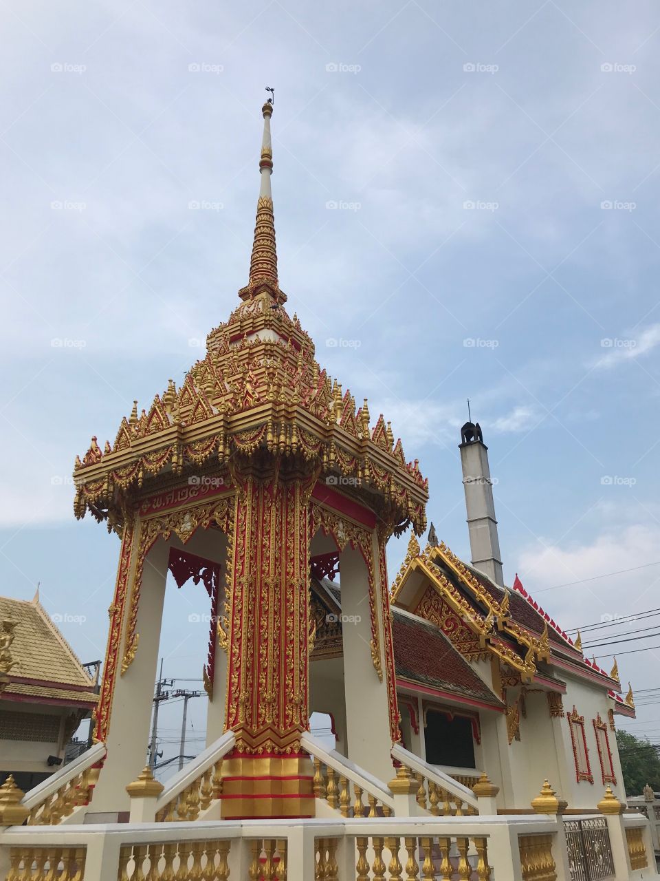Thai arts with Crematory (Wat Nang Sao)