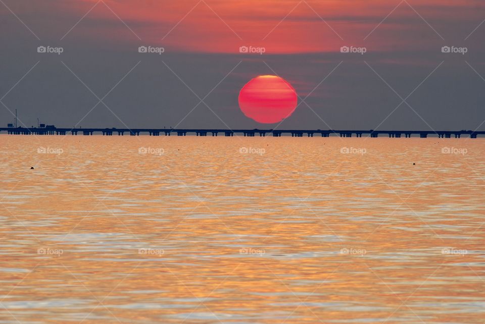 Sea, Water, Ocean, Sunset, Sun