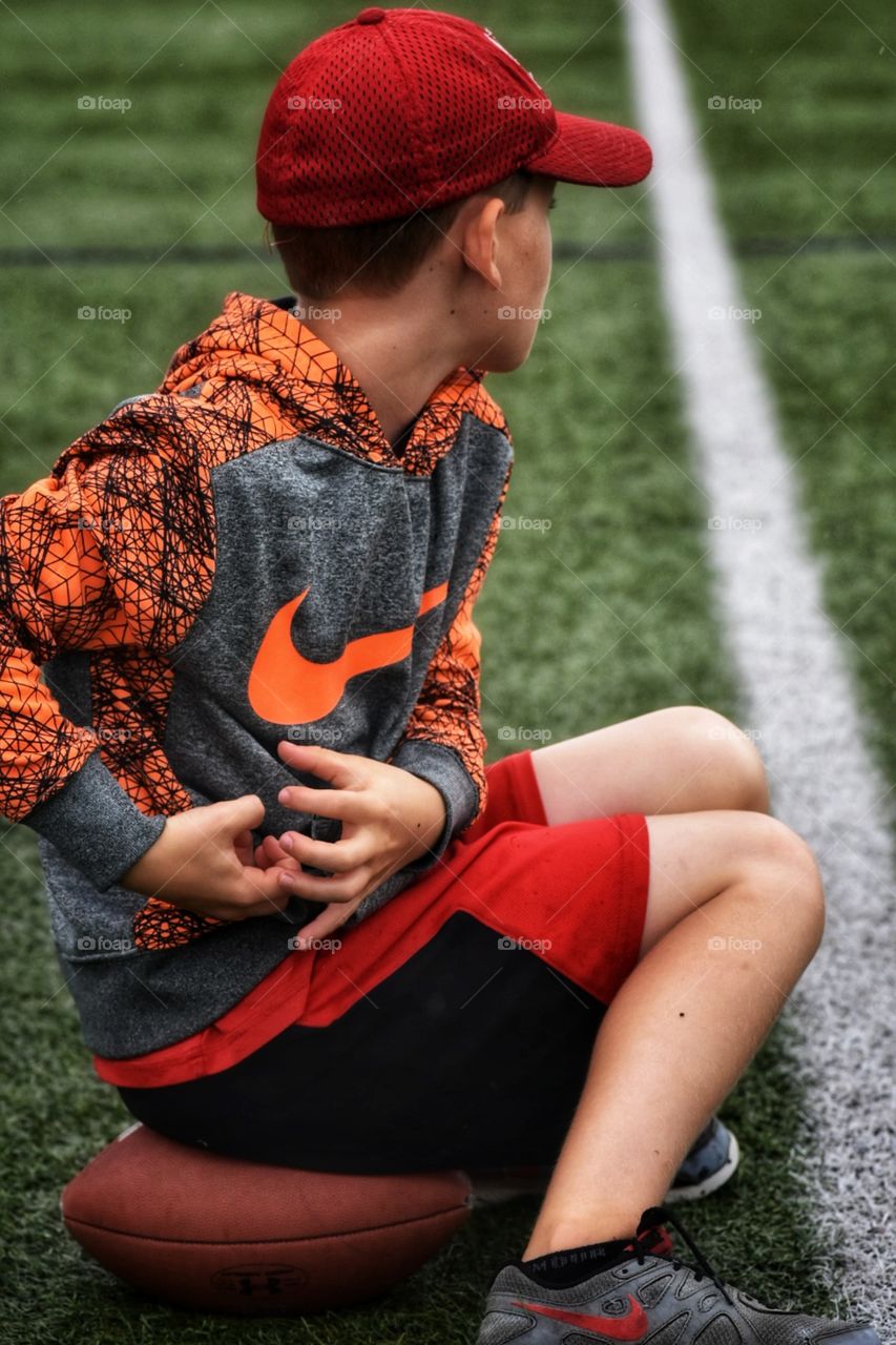 Quarterback in training