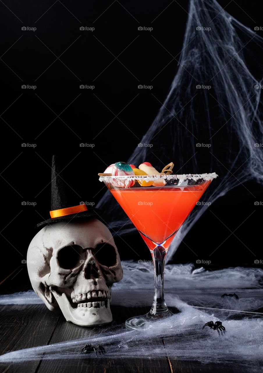 Halloween spooky drink