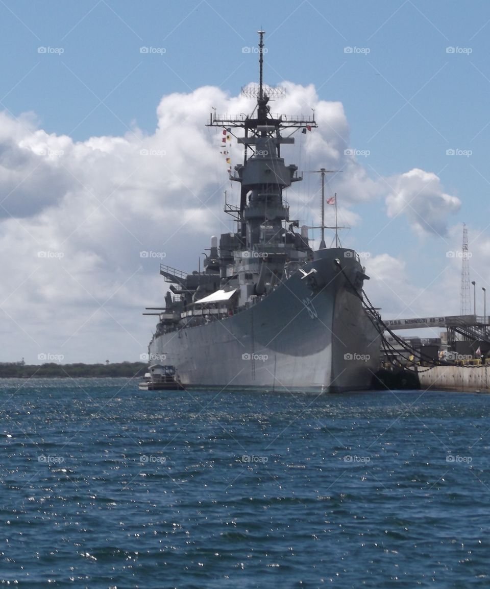 Pearl Harbor.  USS Missouri where the Japanese surrendered.