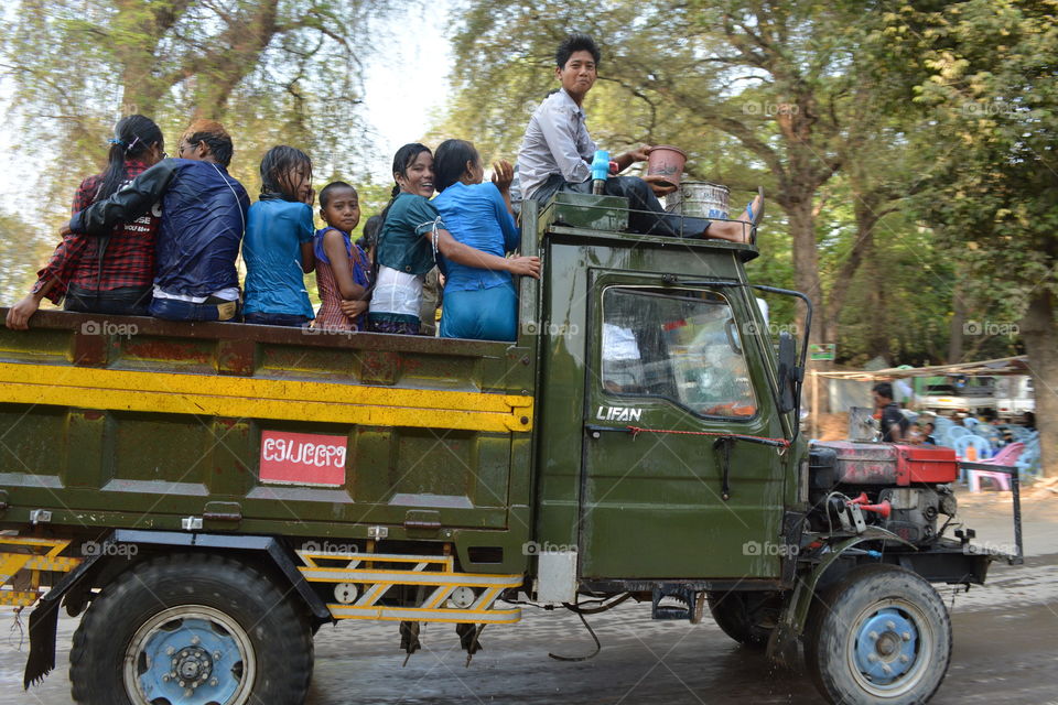 old truck, Myanmar evolution