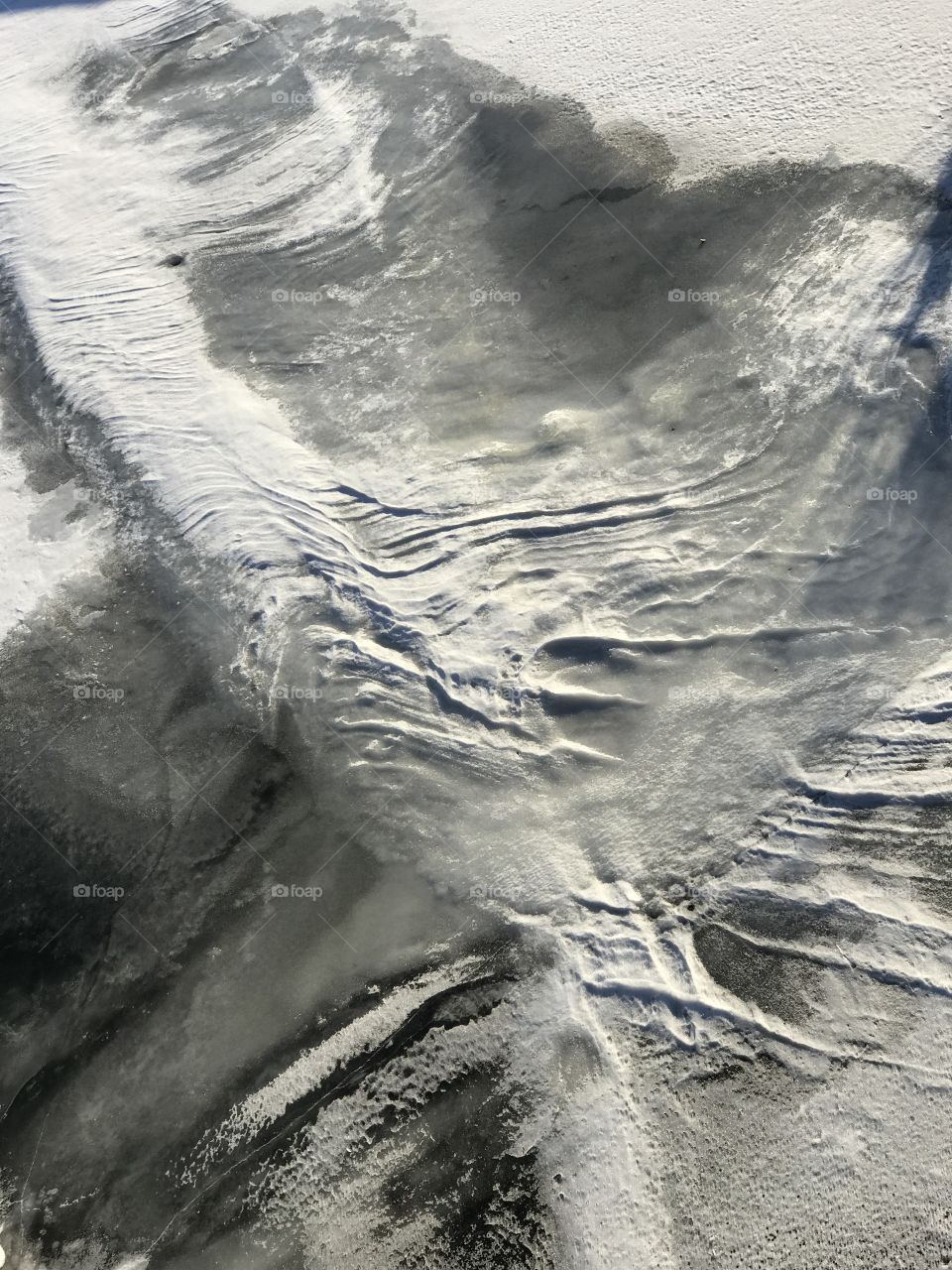 Frozen River's Surface