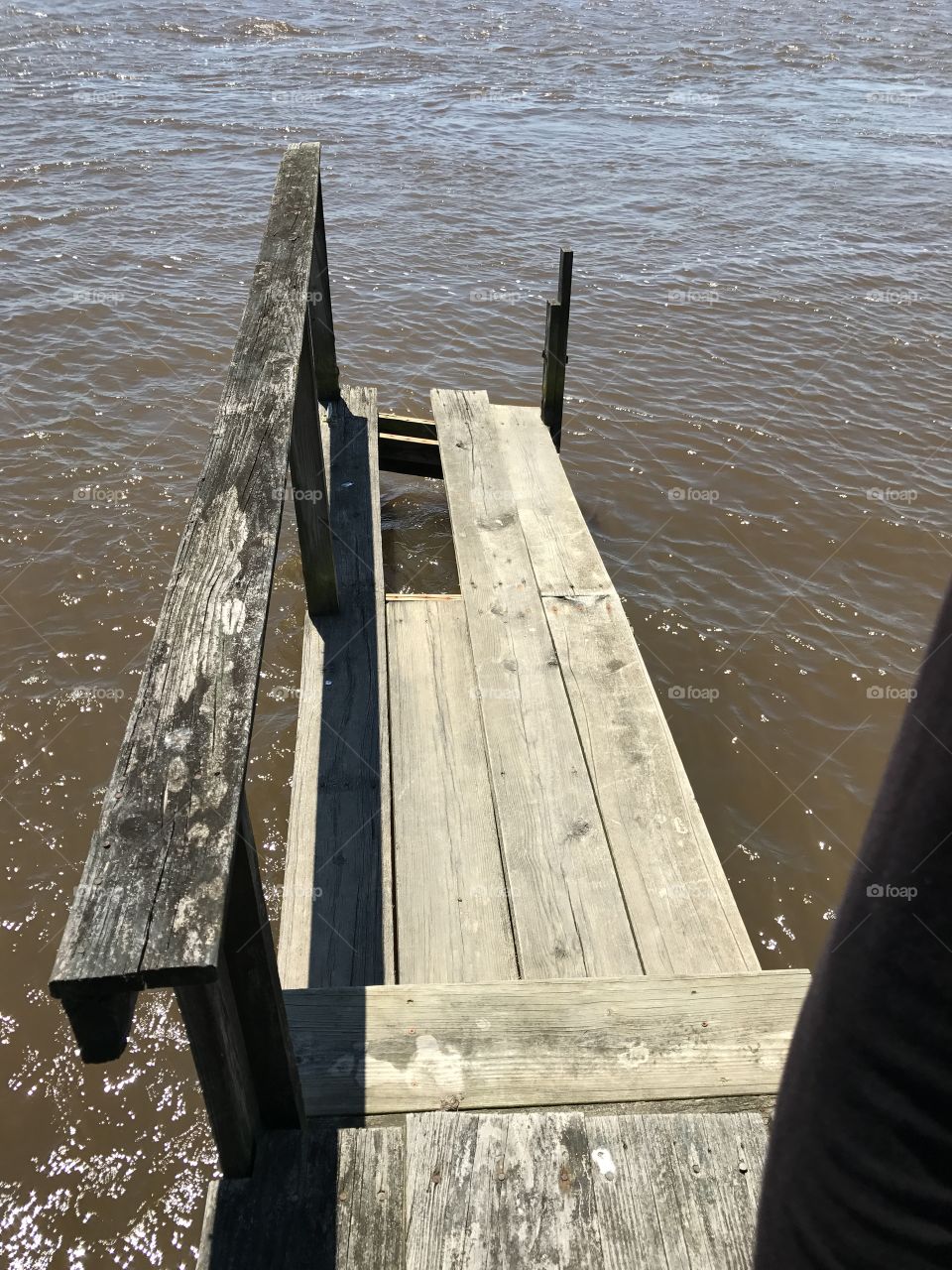 Broken pier