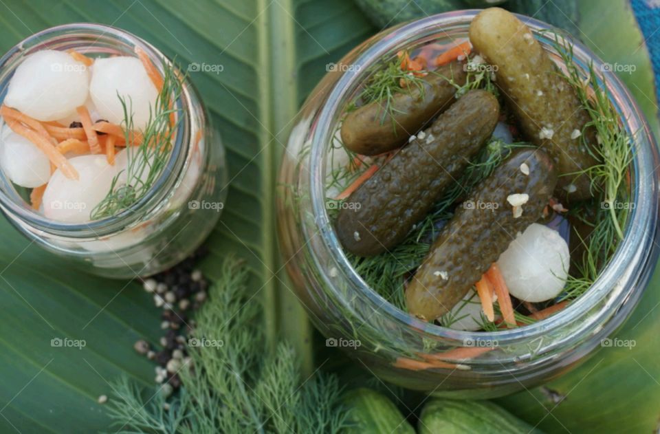 Homemade Pickles  - cucumber