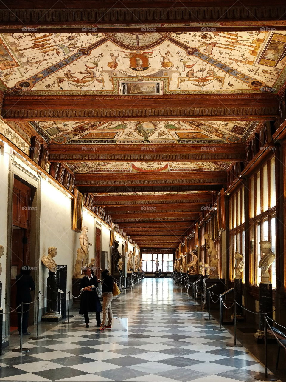 The Uffizi Gallery in Florence, Italy