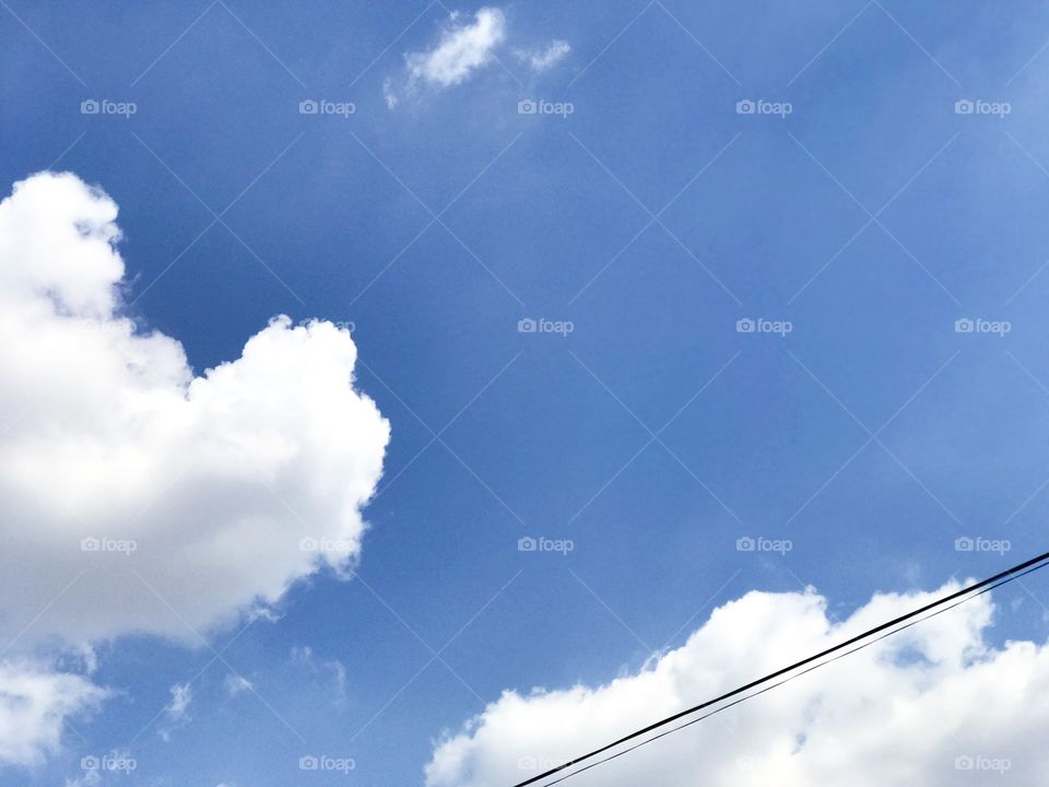 Clouds and blue sky 