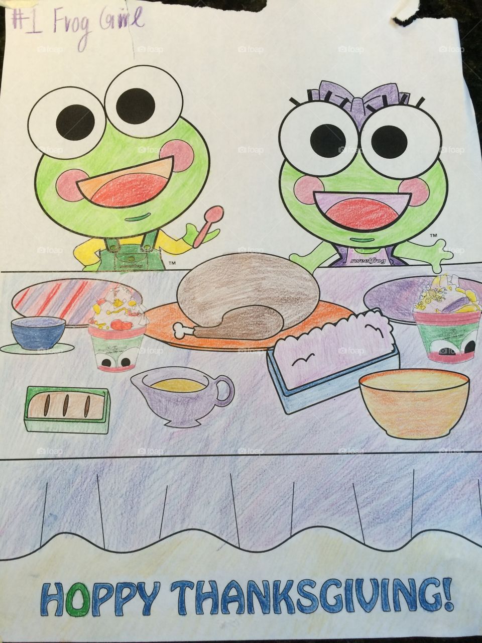 Sweetfrog thanksgiving