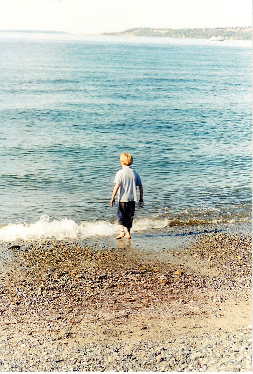 Quiet day at the beach