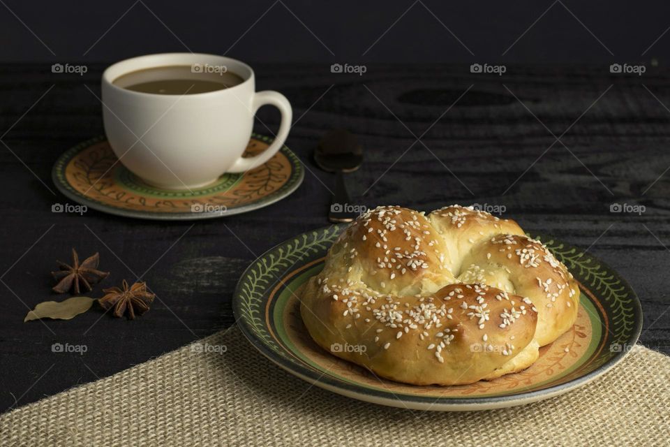 Bread with breakfast