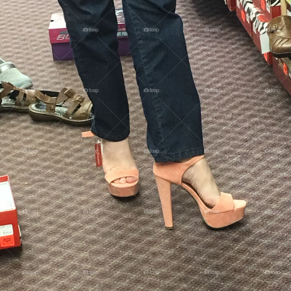 Shoe shopping
