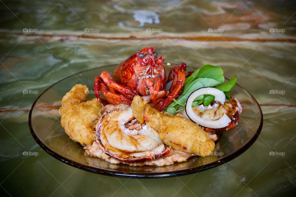 Lobster dinner three ways