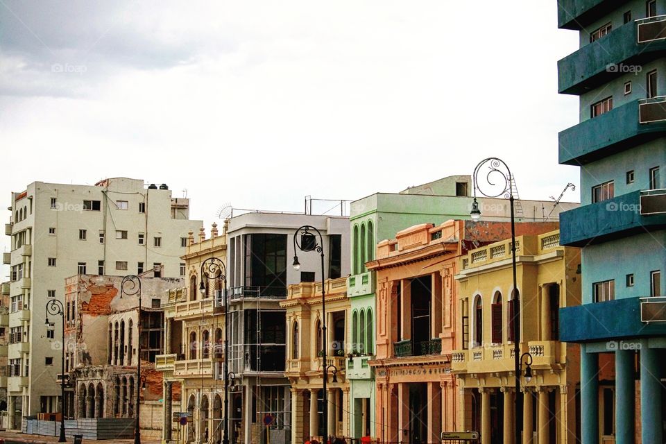 Colorful Malécon, Havana, Cuba