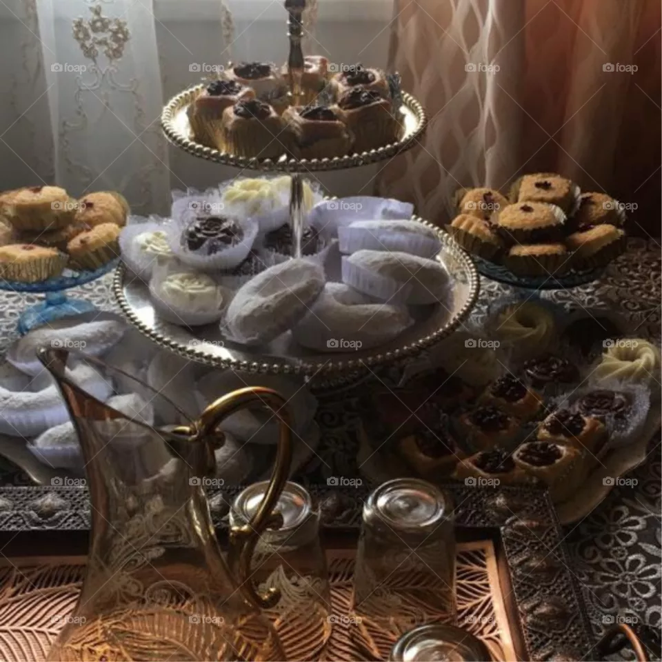 Variety of sweets 