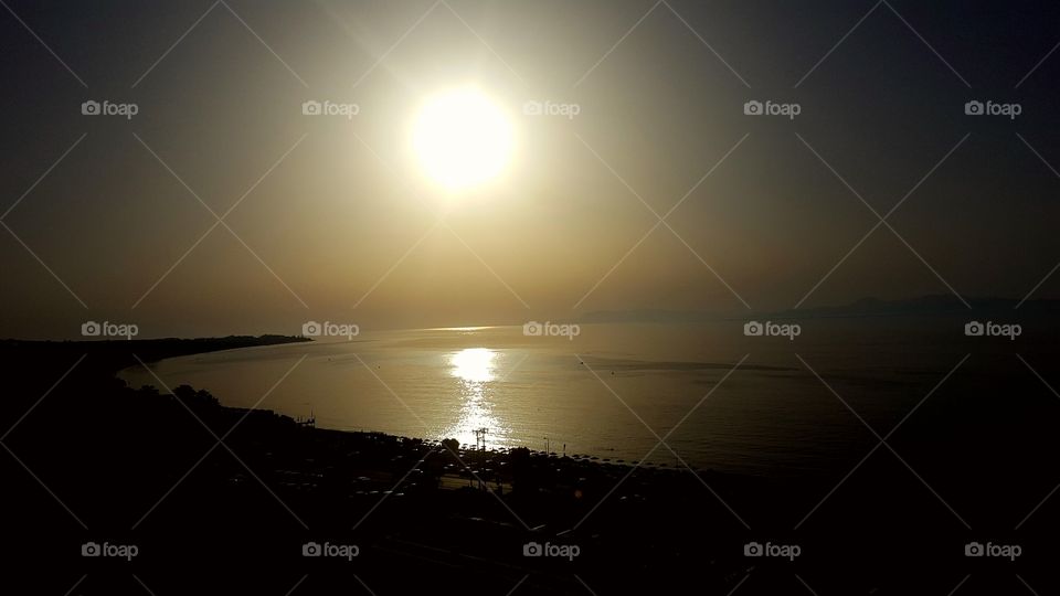 Sunset in Ixia, Rhodes