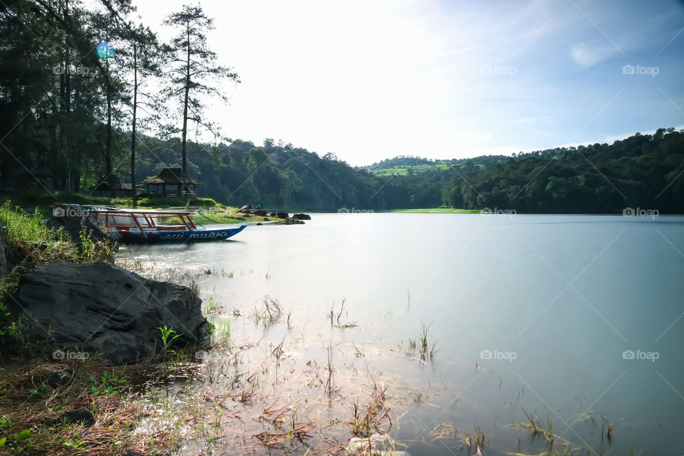 Setu Patenggang lake. Bandung Indonesia