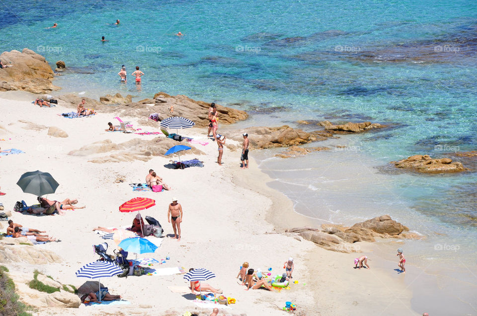 beach ocean people summer by nivoa