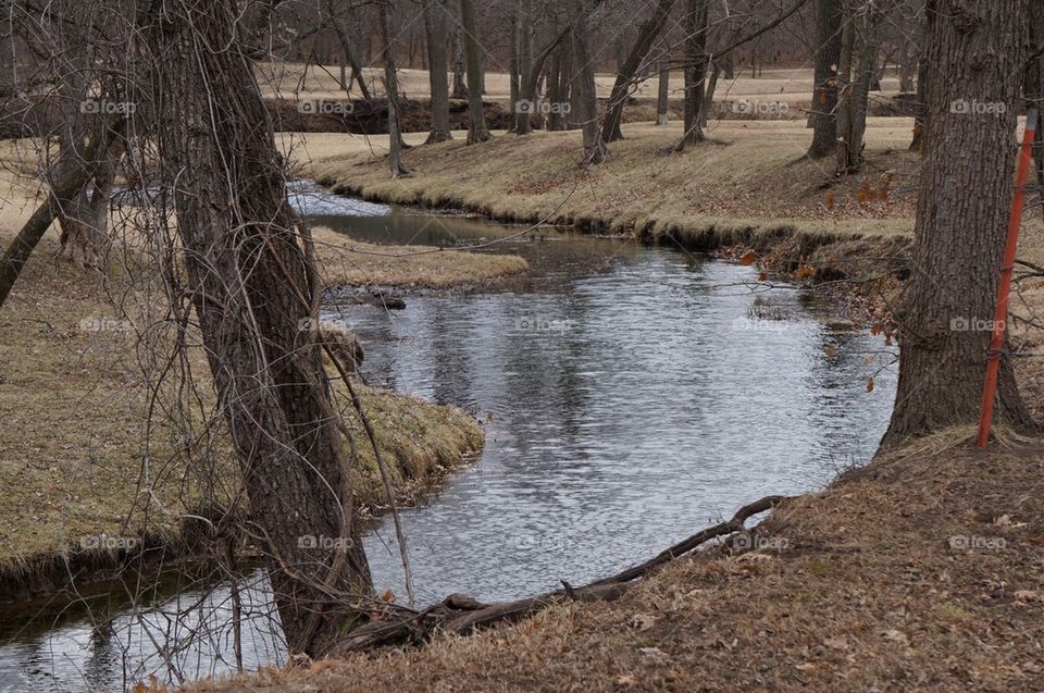 Wandering stream