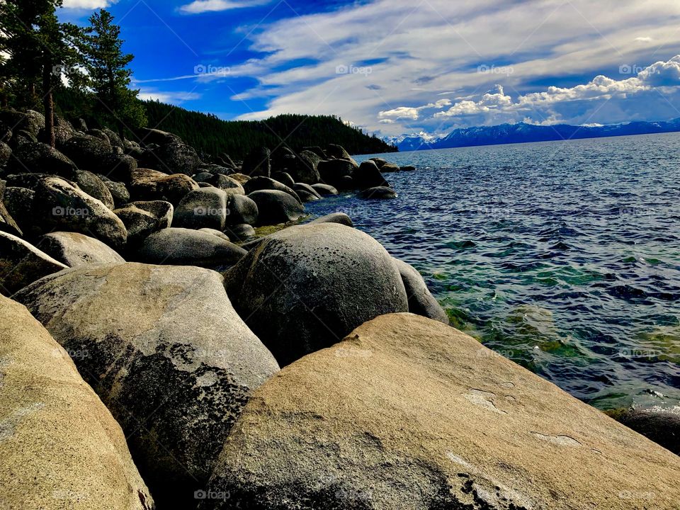 Lake Tahoe in spring