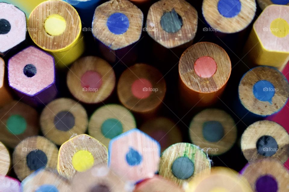 Circles (colored pencils)