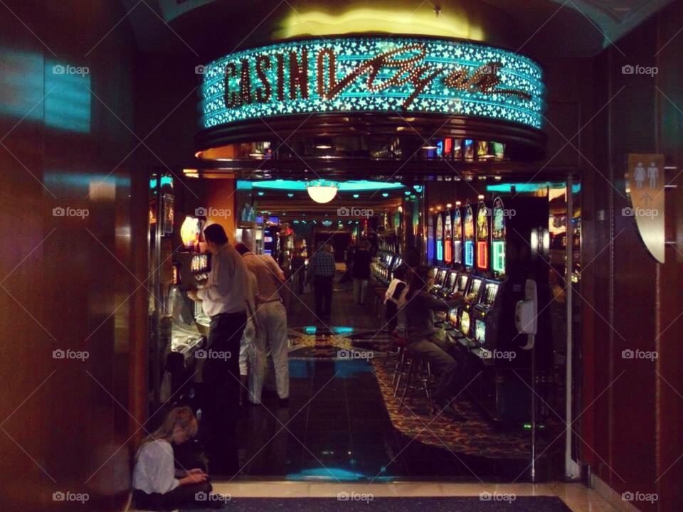 Cruiseship casino.. The casino on Vision of the Seas. 
