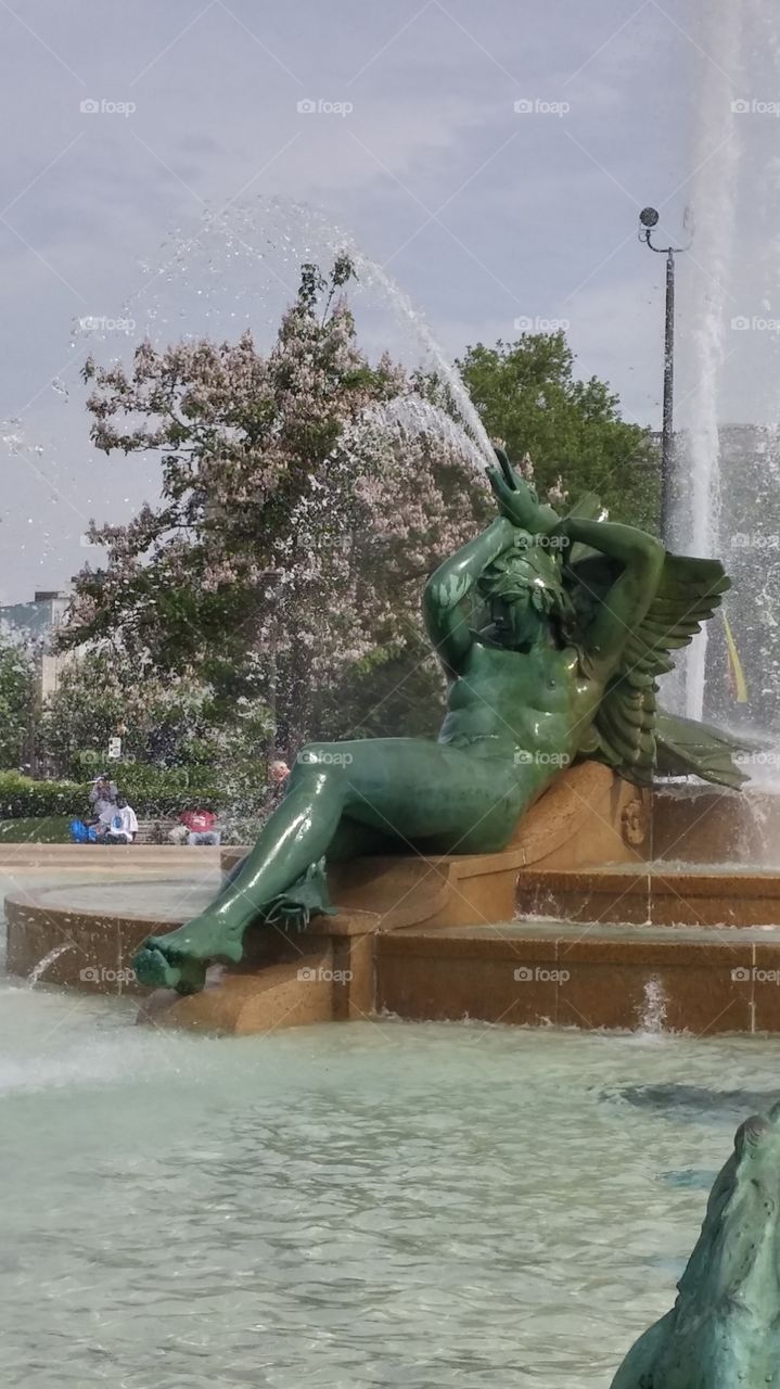 fountain beauty. center city philadelphia