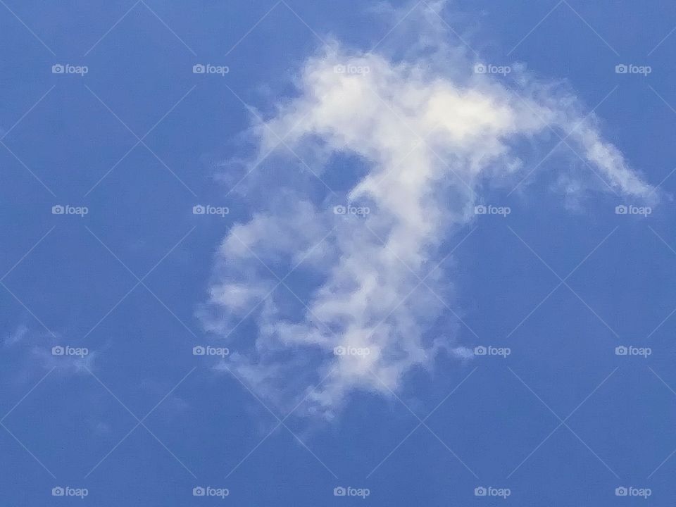 small cloud in the sky