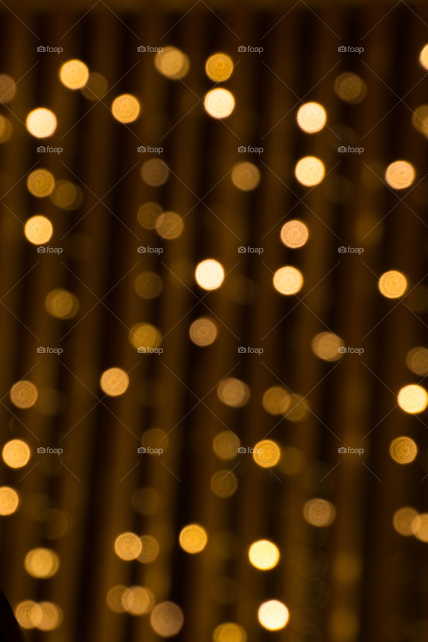 Sparkling lights with depth effect