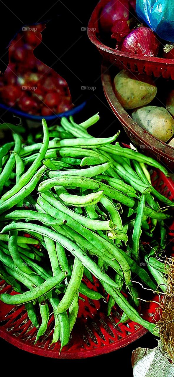 Beans Arthapal  Onions