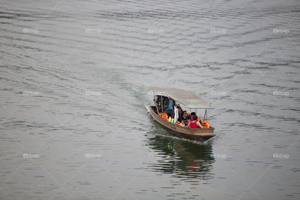 Boat in the river 