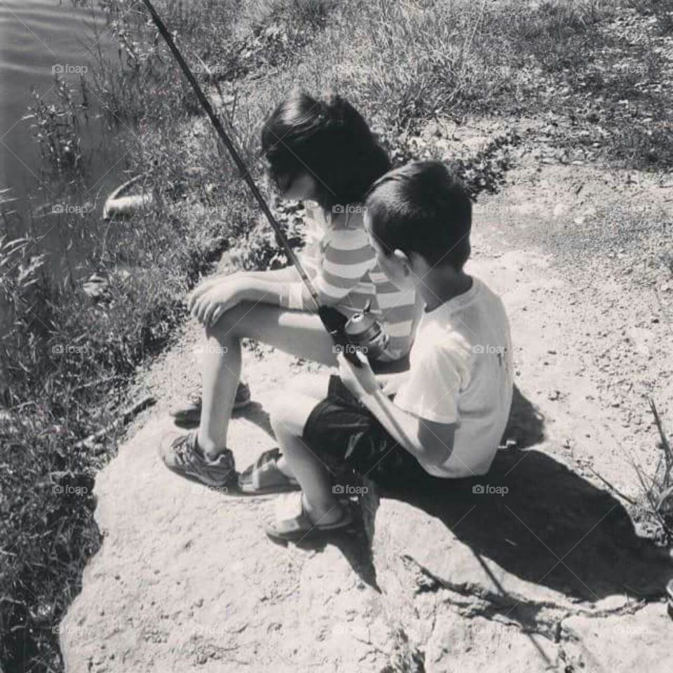 Fishing at the Creek