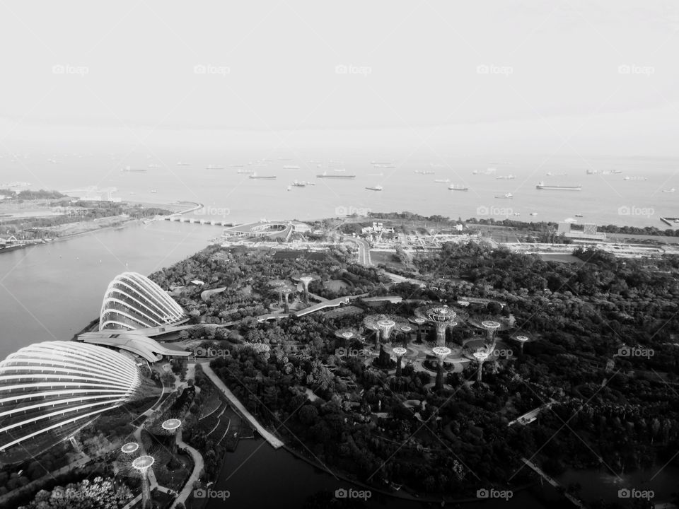 Singapore in black & white