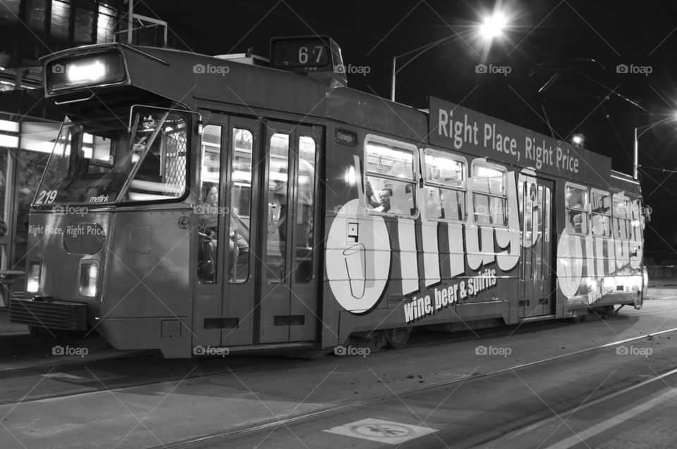 THE MELBOURNE CITY TRAM LINES MELBOURNE AUSTRALIA