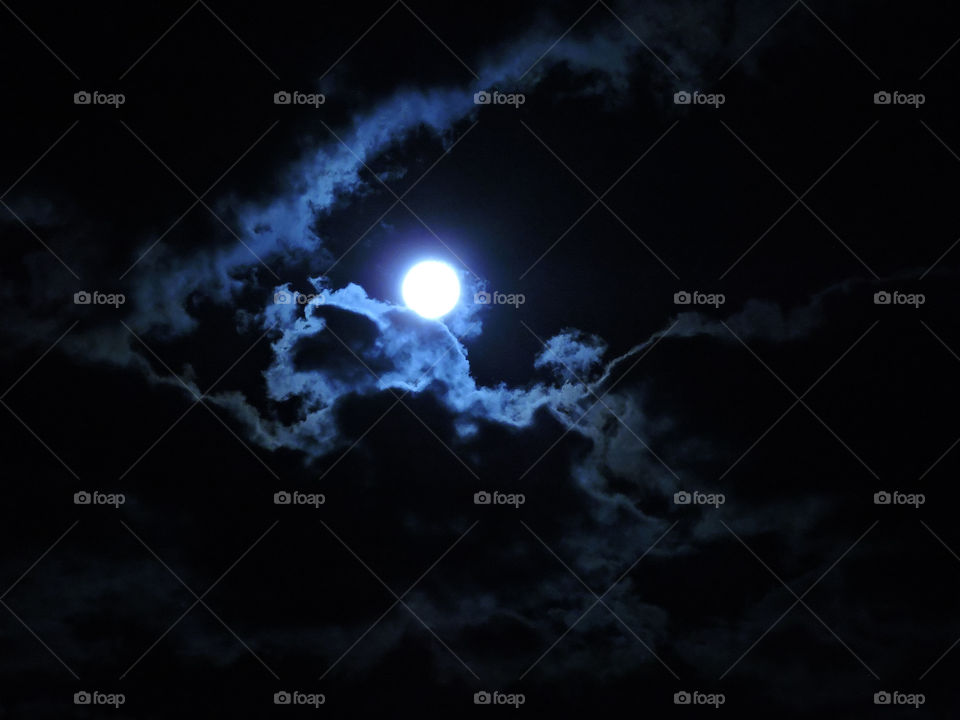Christmas Moon 3. Christmas Day sky over Wagga Wagga, NSW, Australia