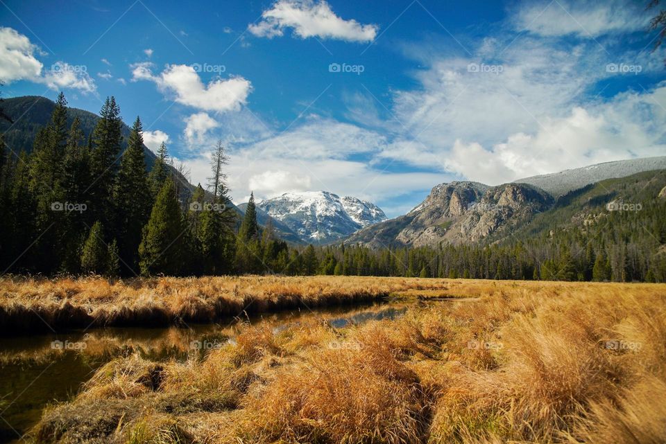 Beautiful mountain scenery