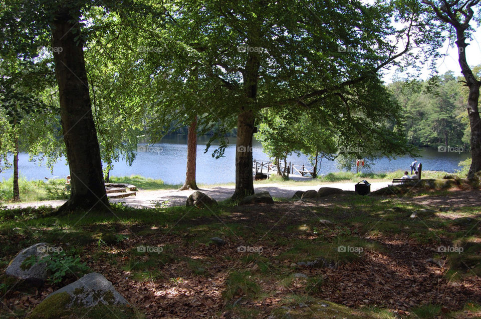 Lake in Ronneby Sweden