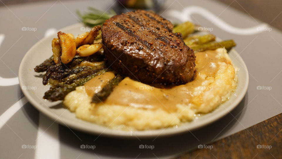 Steak and Potatoes