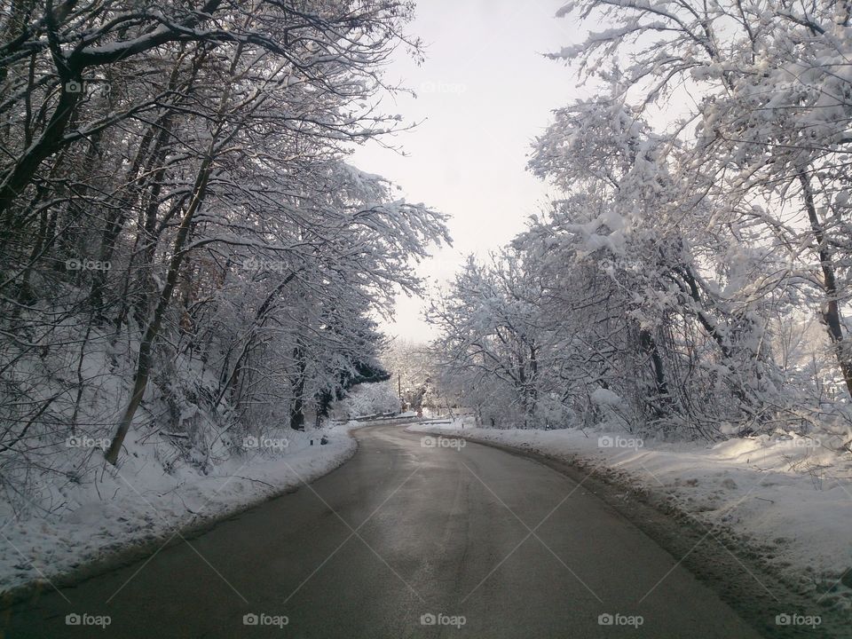 snow roads