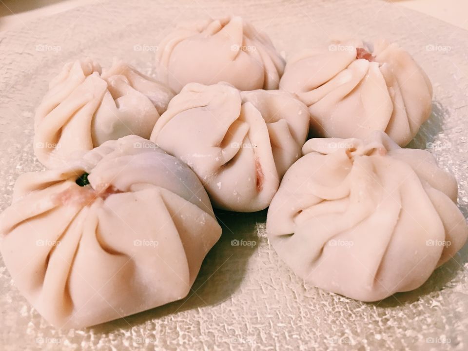 Mini dumplings. 